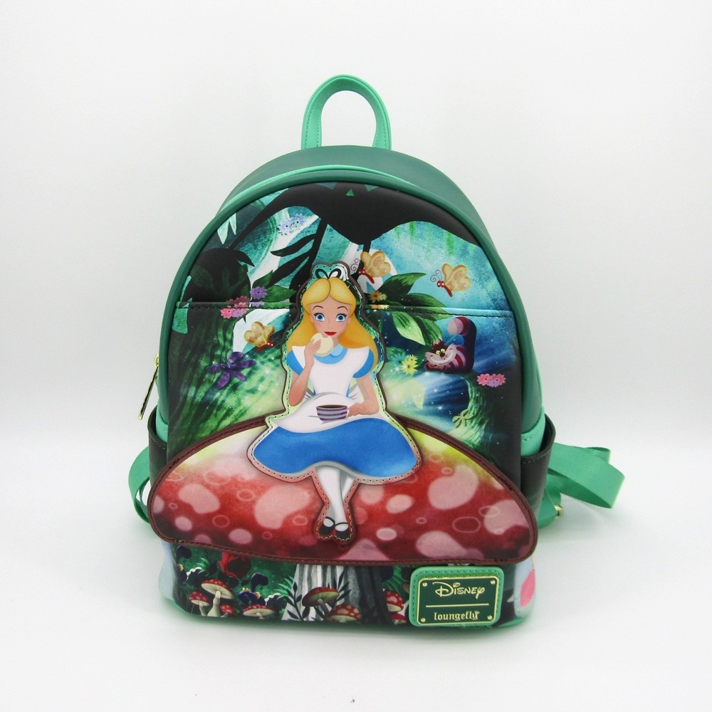 Loungefly Disney Alice in Wonderland on Mushroom Mini Backpack EXCLUSIVE